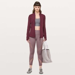 Lululemon Mesh In Motion Crop *23" Antique Bark